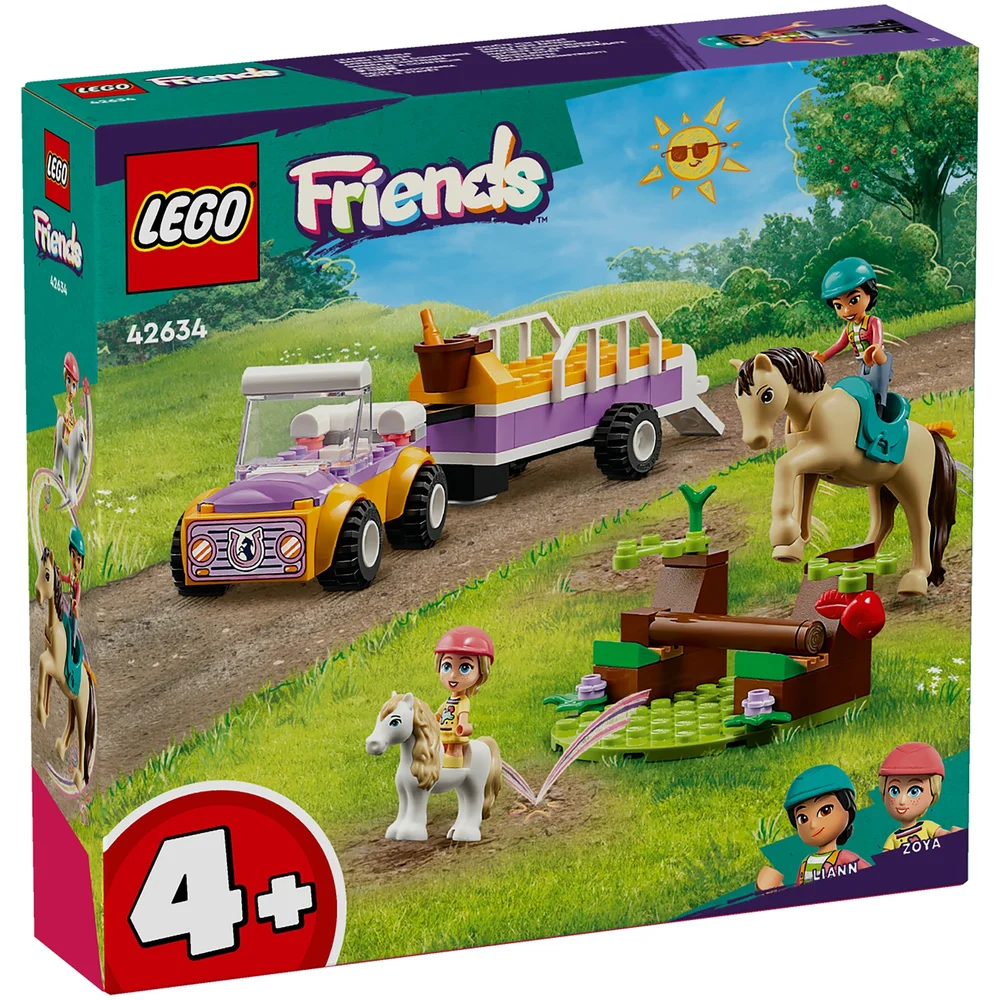 LEGO Friends Horse and Pony Trailer Animal Toys Set 42634 Bild 1