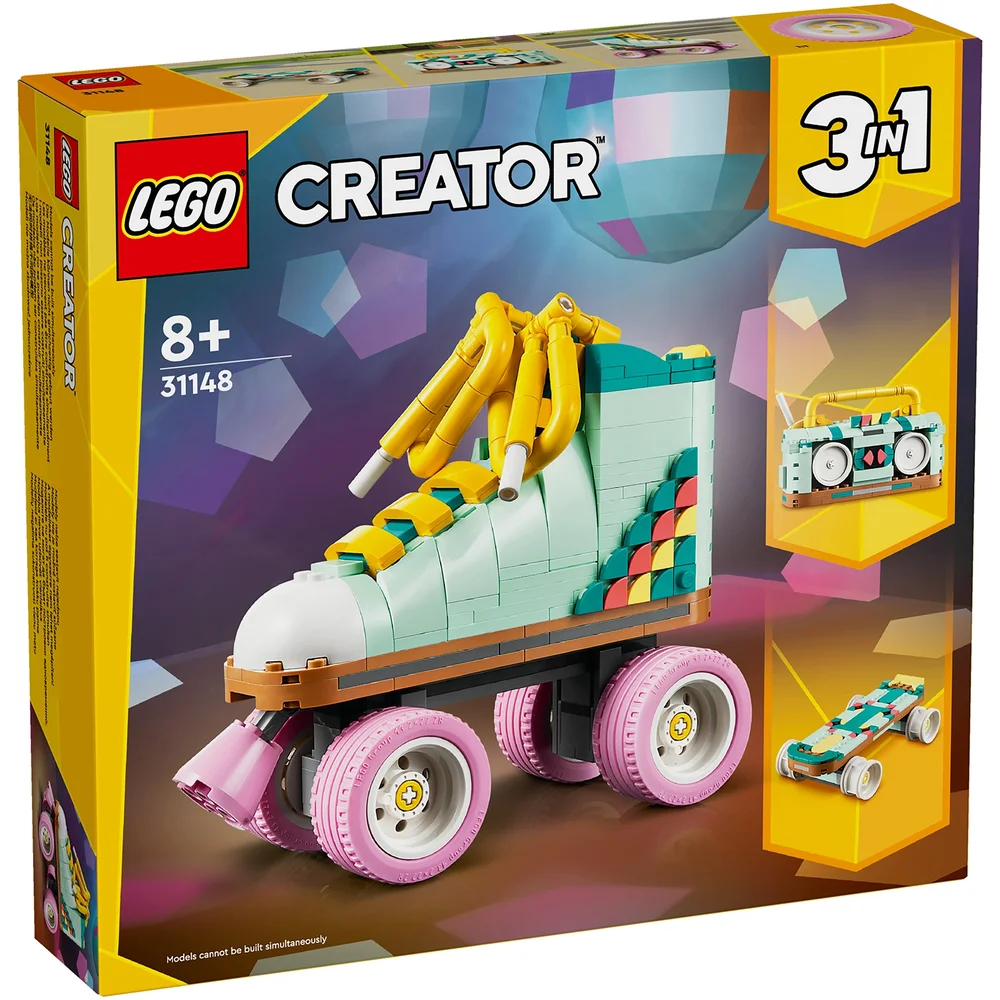 LEGO Creator 3in1 Retro Roller Skate & Toy Skateboard 31148 Bild 1