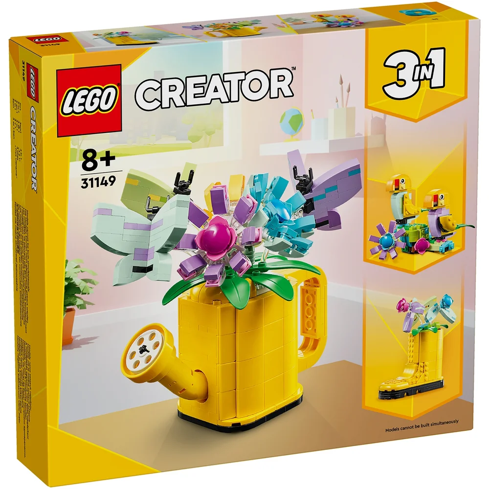 LEGO Creator 3in1 Flowers in Watering Can Nature Toys 31149 Bild 1