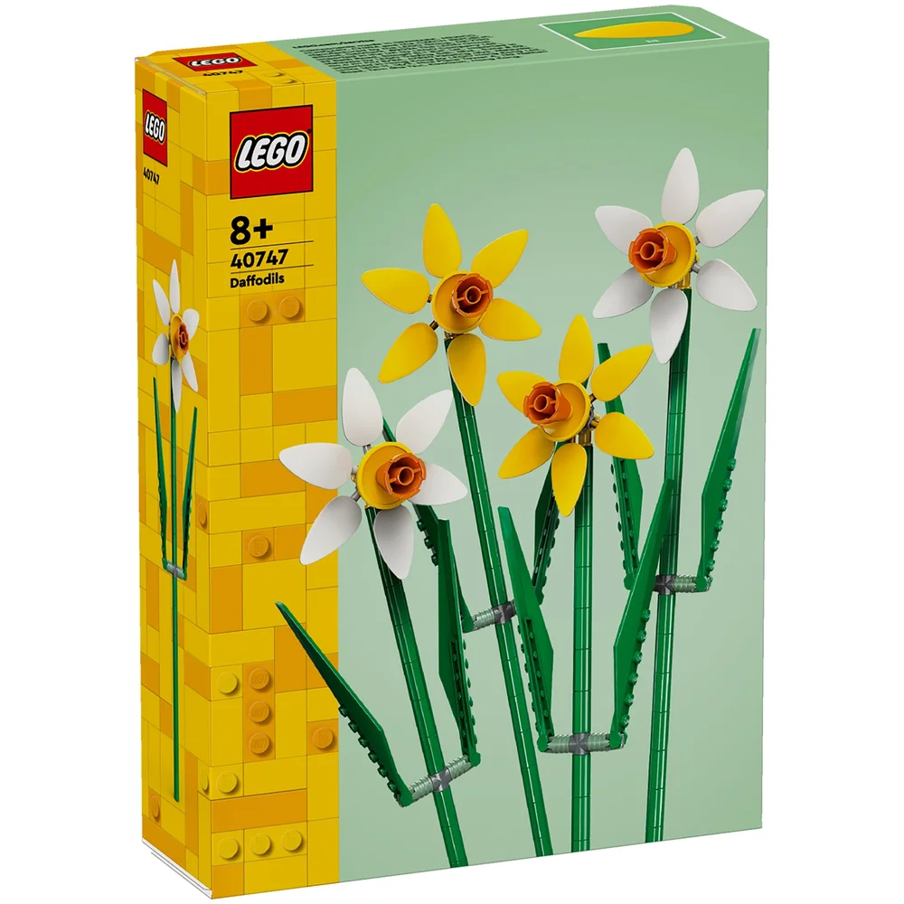 LEGO Botanicals Daffodils Artificial Faux Flowers Set 40747 Bild 1
