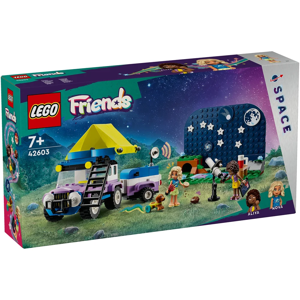 LEGO Friends Stargazing Camping Set with 4x4 Toy Car 42603 Bild 1