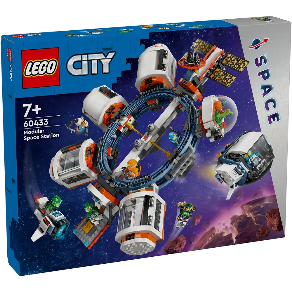 LEGO City Modular Space Station with Space Shuttle Toy 60433 Bild 1