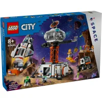 LEGO City Space Base and Rocket Launchpad Toy Playset 60434