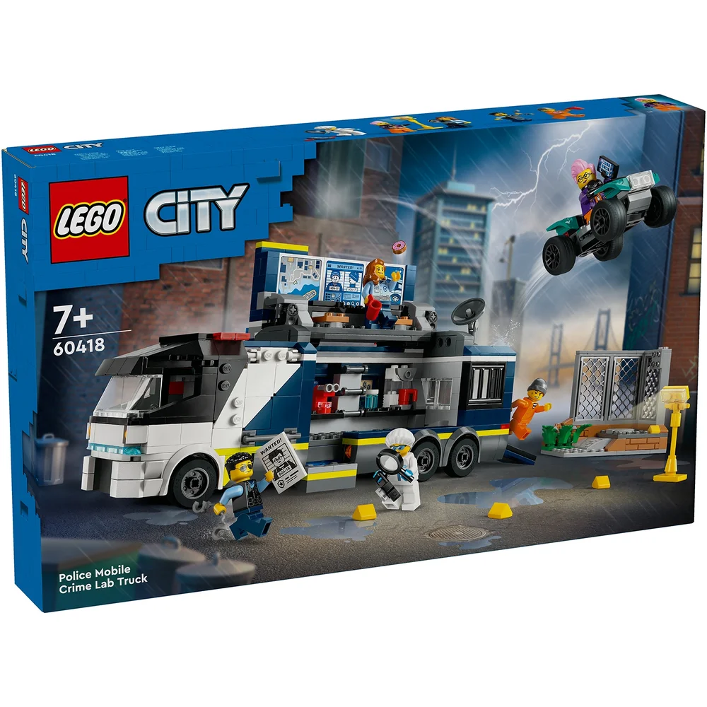 LEGO City Police Mobile Crime Lab Truck Toy Set 60418 Bild 1