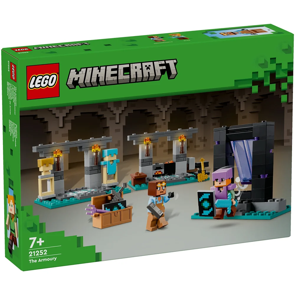 LEGO Minecraft The Armoury Toy with Character Figures 21252 Bild 1