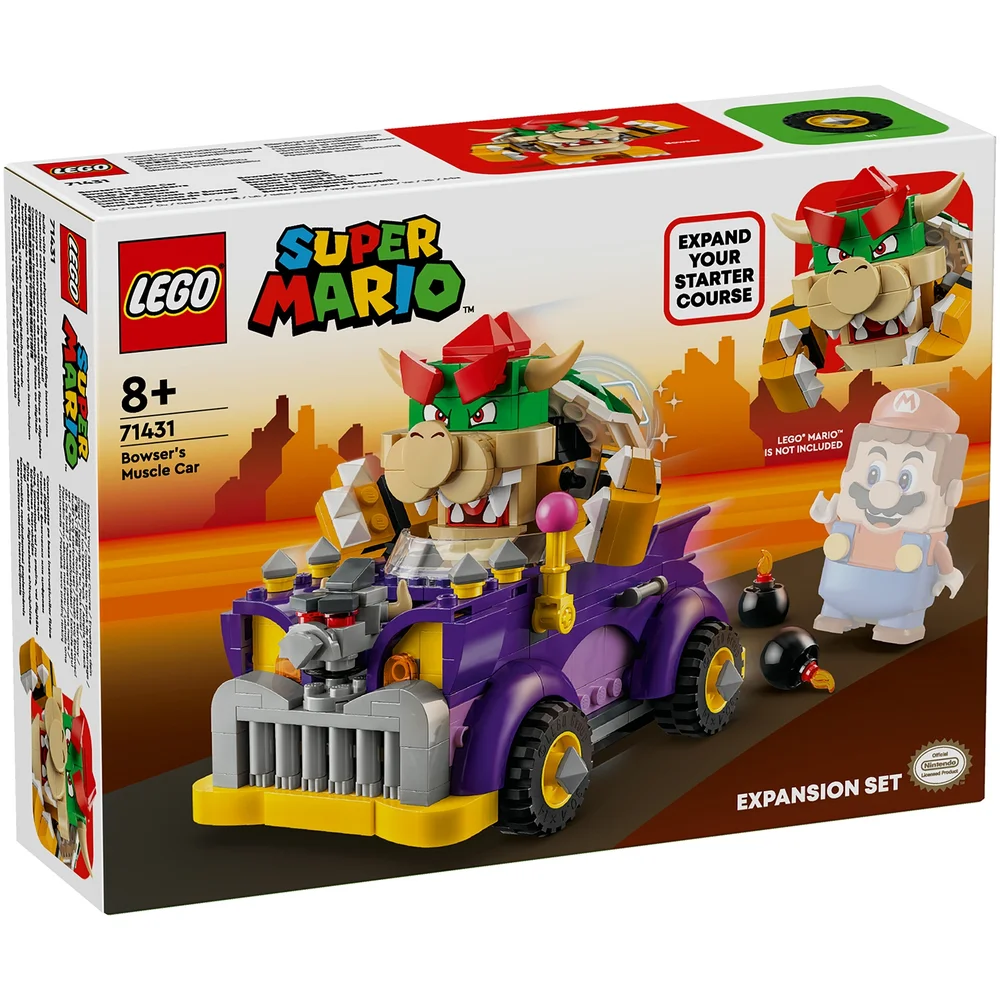 LEGO Super Mario Bowser’s Muscle Car Expansion Set Toy 71431 Bild 1