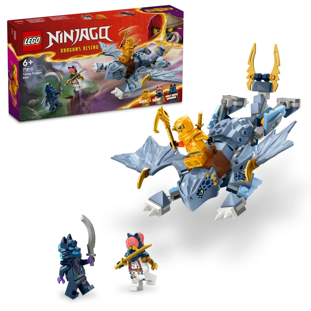 LEGO NINJAGO Young Dragon Riyu Toy with Minifigures 71810 Bild 1