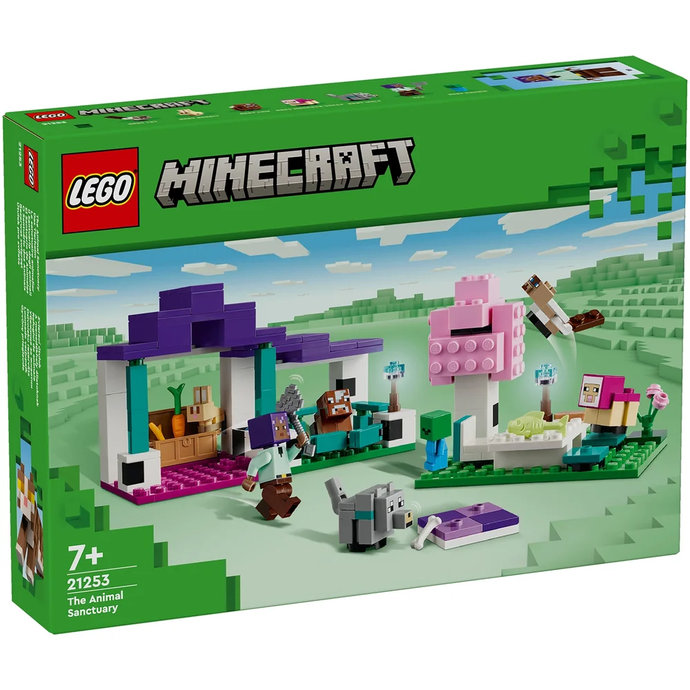 LEGO Minecraft The Animal Sanctuary Toy with Figures 21253 Bild 1