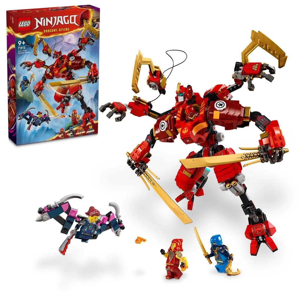 LEGO NINJAGO Kai’s Ninja Climber Mech Action Figure 71812 Bild 1