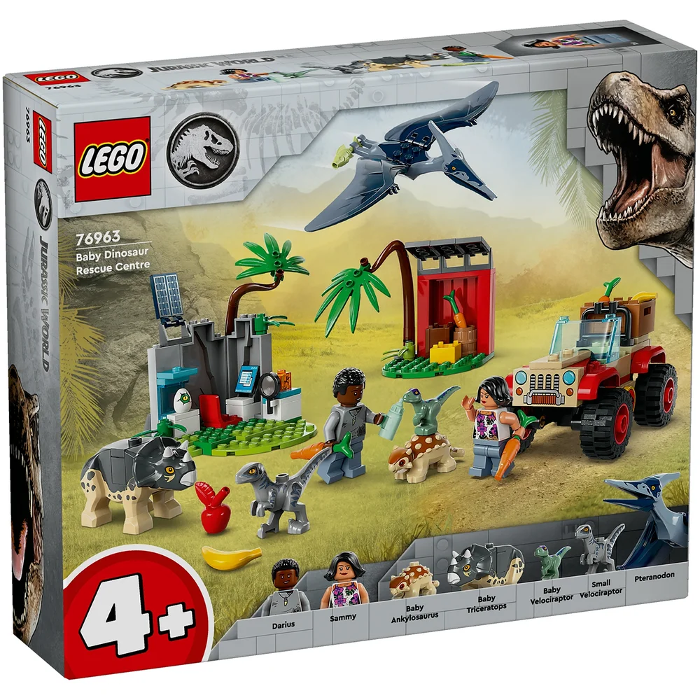 LEGO Jurassic World Baby Dinosaur Rescue Centre Toy 76963 Bild 1