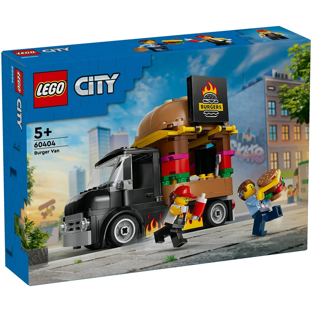 LEGO City Burger Van Food Truck Vehicle Toy Set 60404 Bild 1