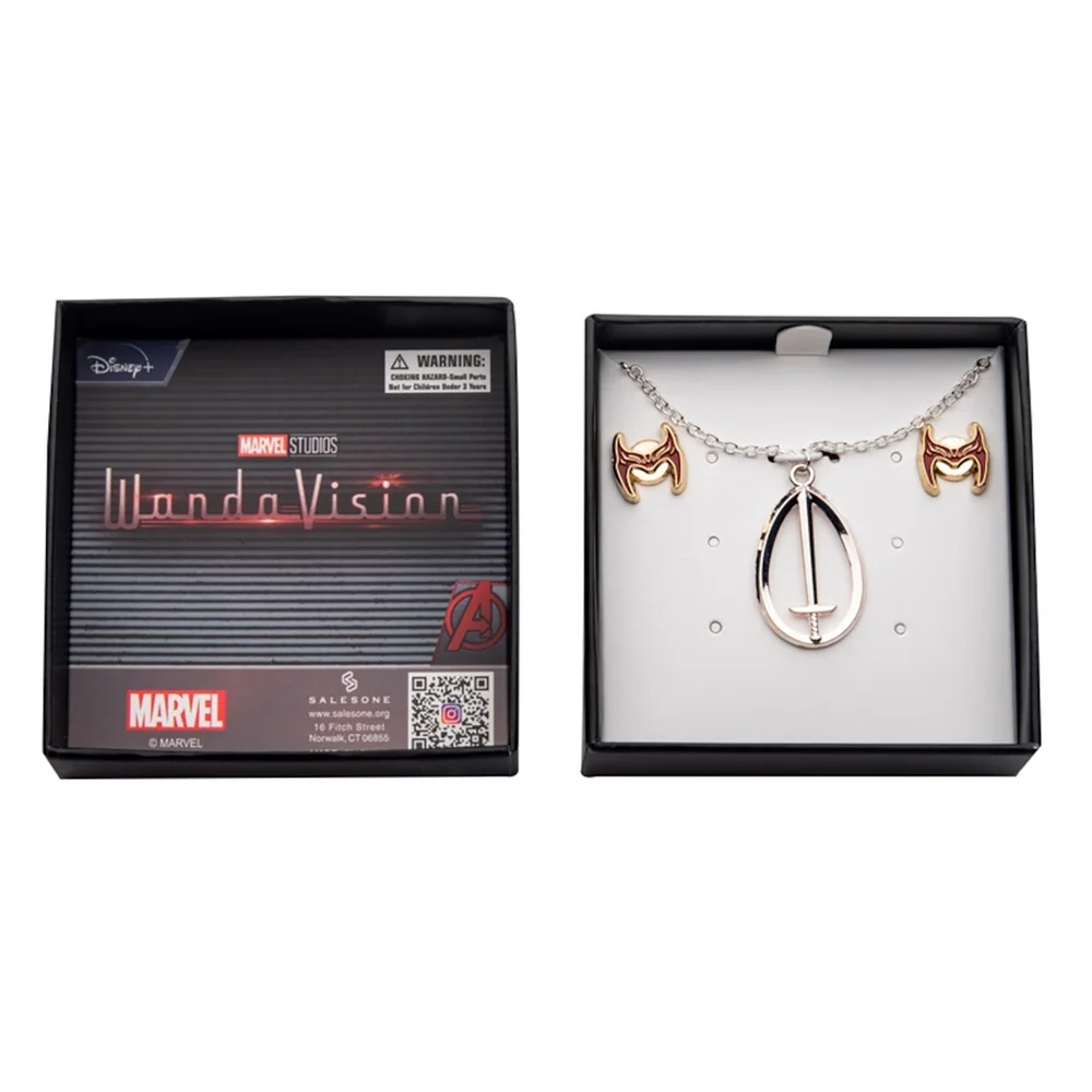 SalesOne Marvel Wandavision S.W.O.R.D Necklace & Earring Set Bild 1