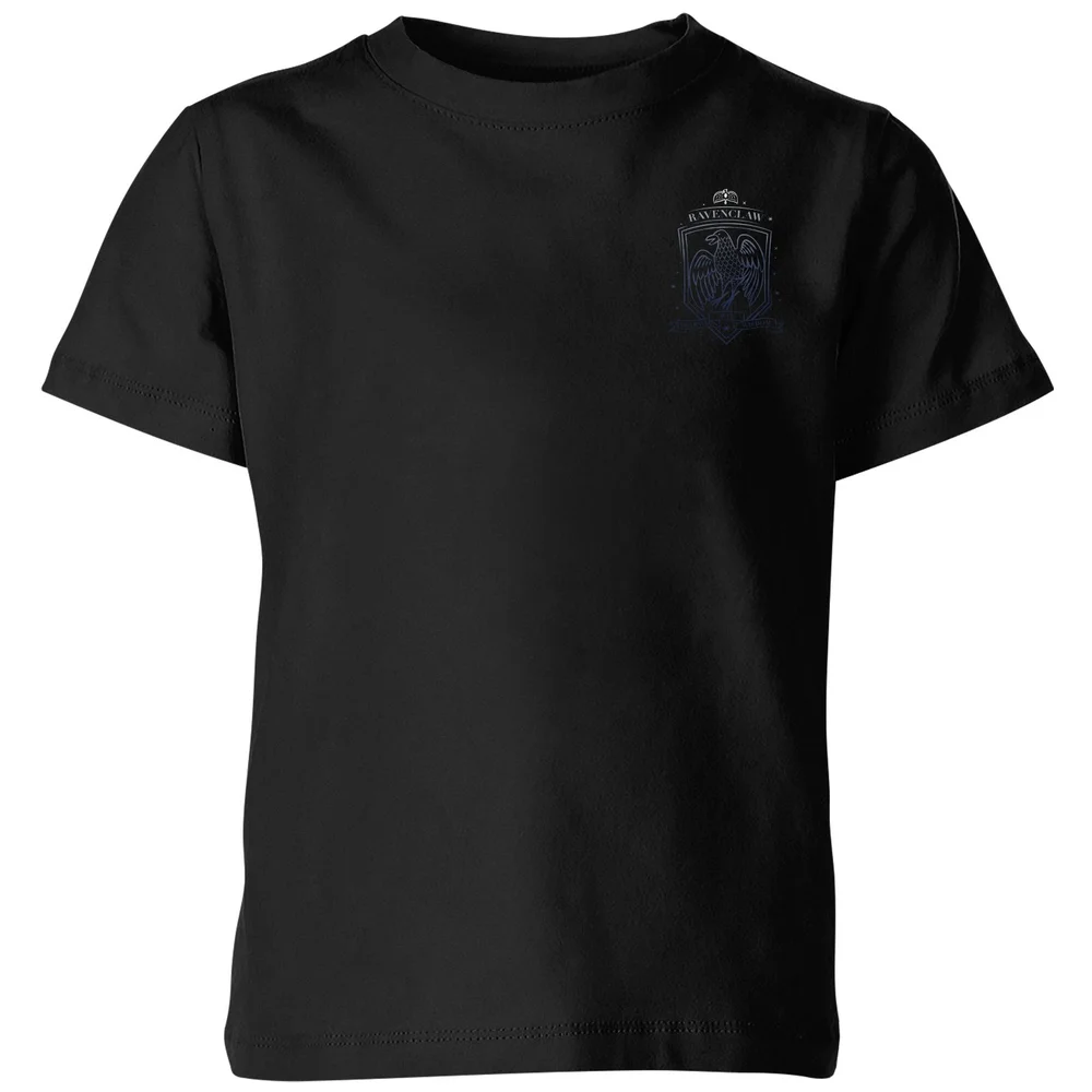Harry Potter Ombré Collection 2022 Ombré Ravenclaw Sigil Kids' T-Shirt - Black - 7-8 Jahre Bild 1