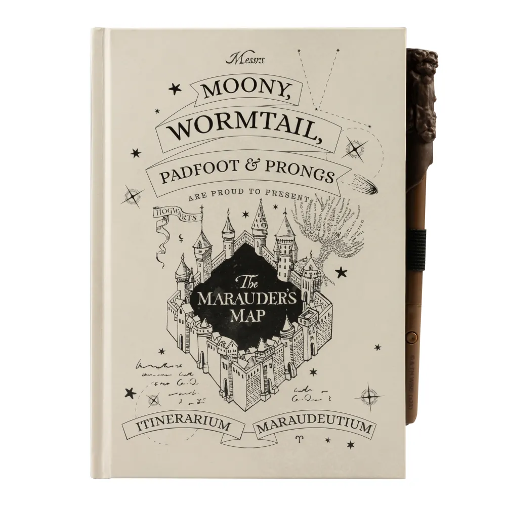 Harry Potter The Marauder's Map Optically Variable Ink Premium A5 Notebook Bild 1