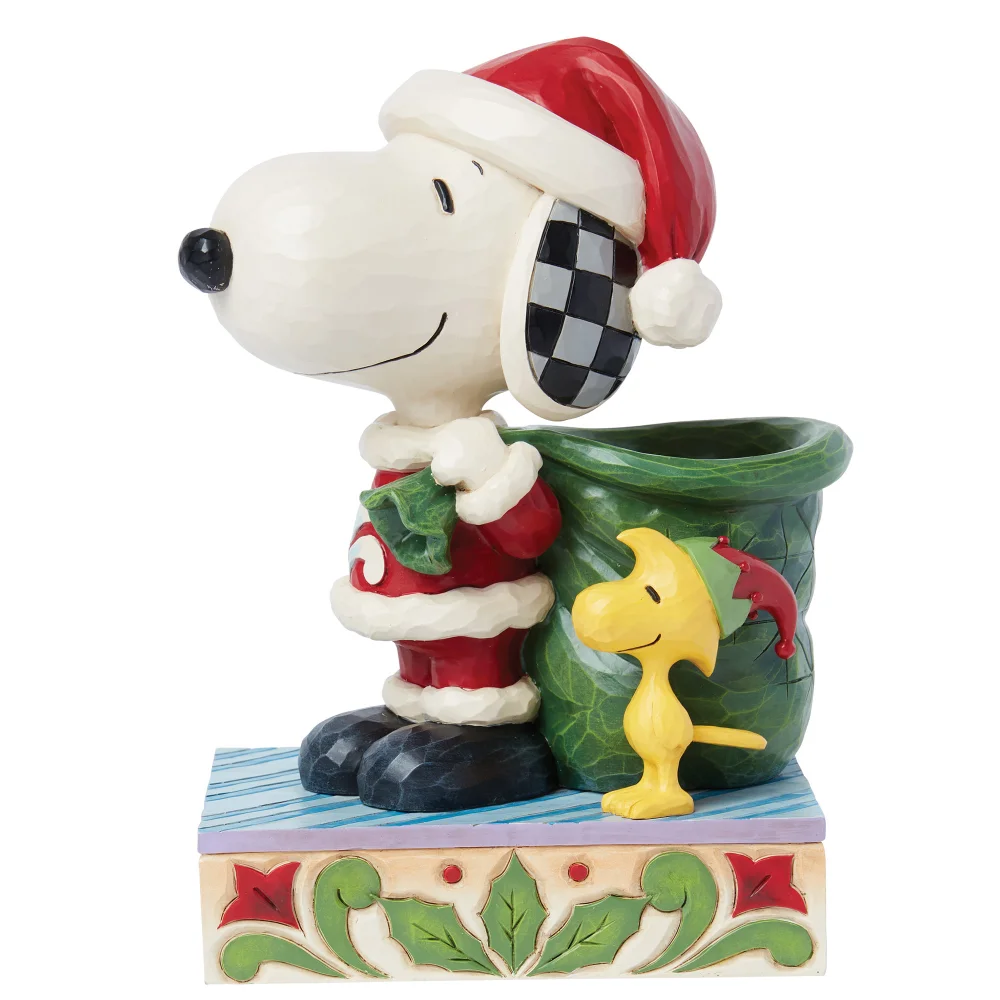 Enesco Peanuts Snoopy Santa Figurine (21.5cm) Bild 1