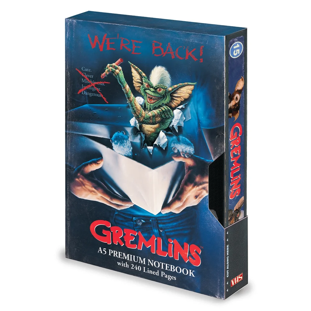 Gremlins We're Back A5 VHS Notebook Bild 1