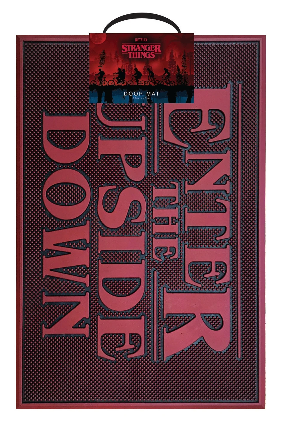 Stranger Things Upside Down Rubber Doormat Bild 1
