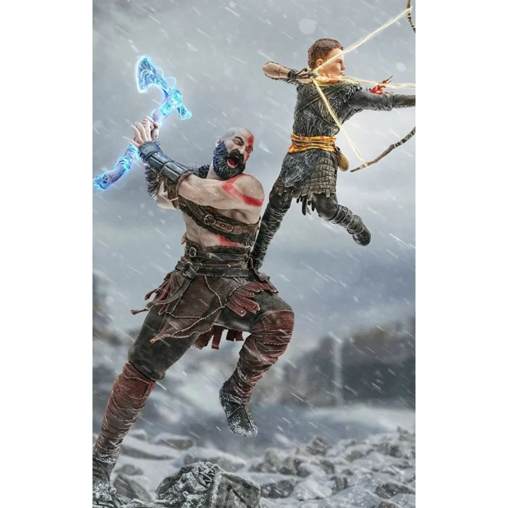 Iron Studios Kratos And Atreus BDS God Of War Art Scale 1/10 Collectible Statue (34cm) Bild 1