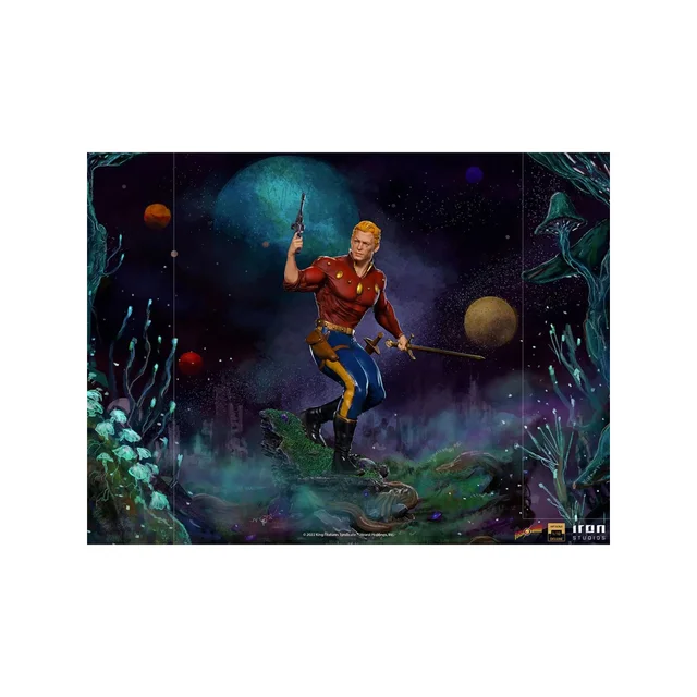 Iron Studios Flash Gordon Deluxe Art Scale 1/10 Defenders Of The Earth Art Scale 1/10 Collectible Statue (26cm)