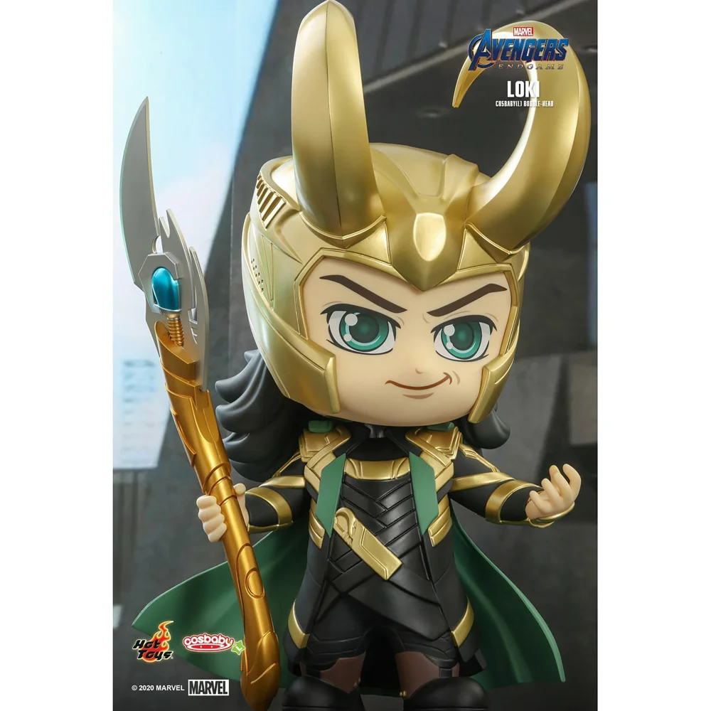 Hot Toys Cosbaby Avengers Endgame Loki Figure Bild 1