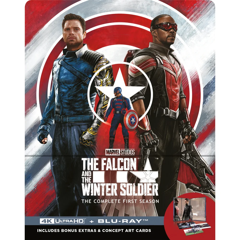 Marvel's The Falcon and The Winter Soldier SteelBook 4K Ultra HD & Blu-ray (Disney+ Original includes ArtCards) Bild 1