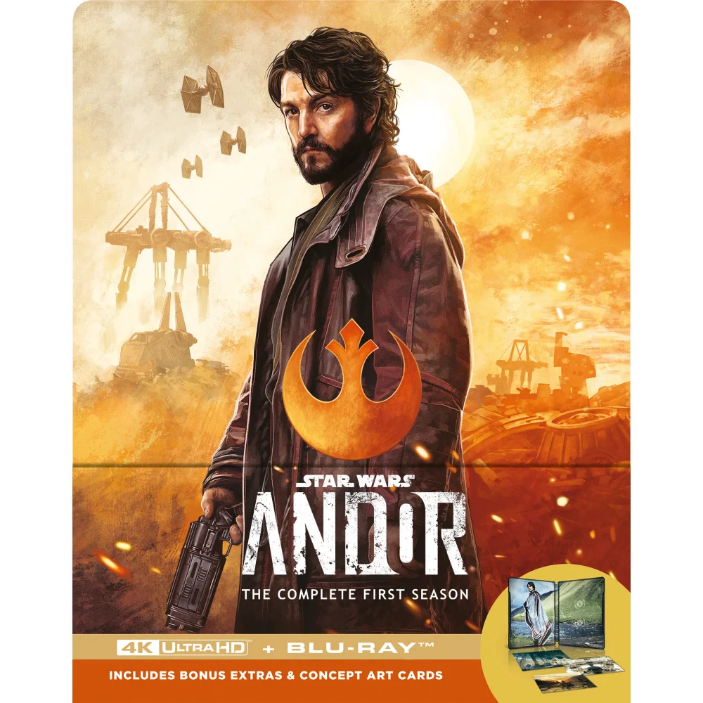 Star Wars Andor SteelBook 4K Ultra HD & Blu-ray (Disney+ Original includes ArtCards) Bild 1