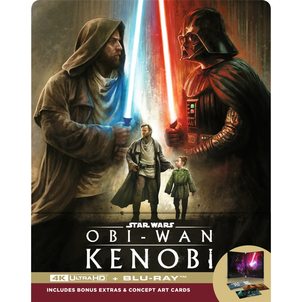 Star Wars Obi-Wan Kenobi SteelBook 4K Ultra HD & Blu-ray (Disney+ Original includes ArtCards) Bild 1