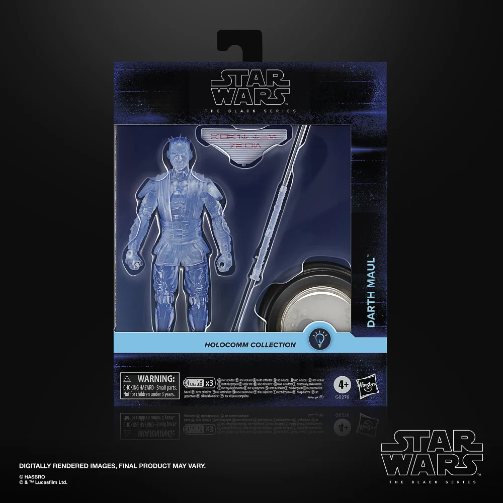Hasbro Star Wars The Black Series Holocomm Collection Darth Maul Action Figure (6”) Bild 1