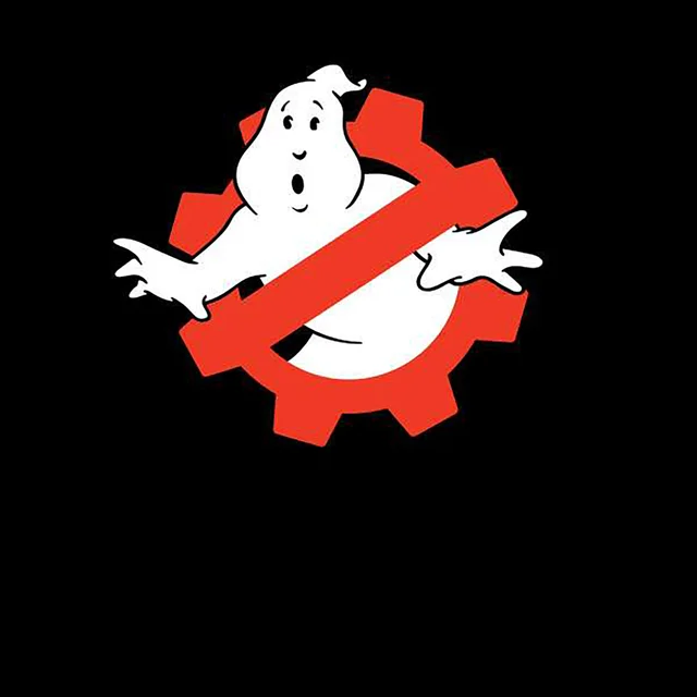 Ghostbusters GB Engineering Men's T-Shirt - Black