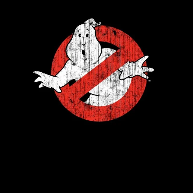 Ghostbusters Vintage Classic Logo Men's T-Shirt - Black