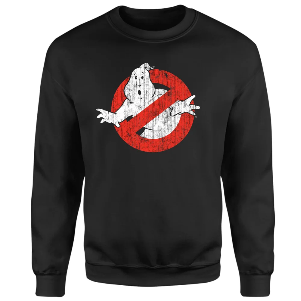Ghostbusters Vintage Classic Logo Sweatshirt - Black - S Bild 1