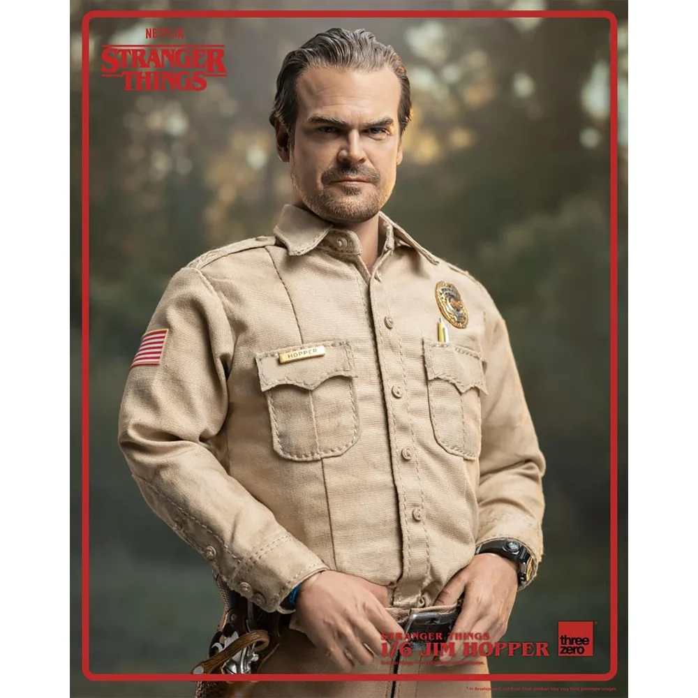 Threezero 1:6 Scale Jim Hopper Stranger Things Collectible Statue (31.8cm) Bild 1