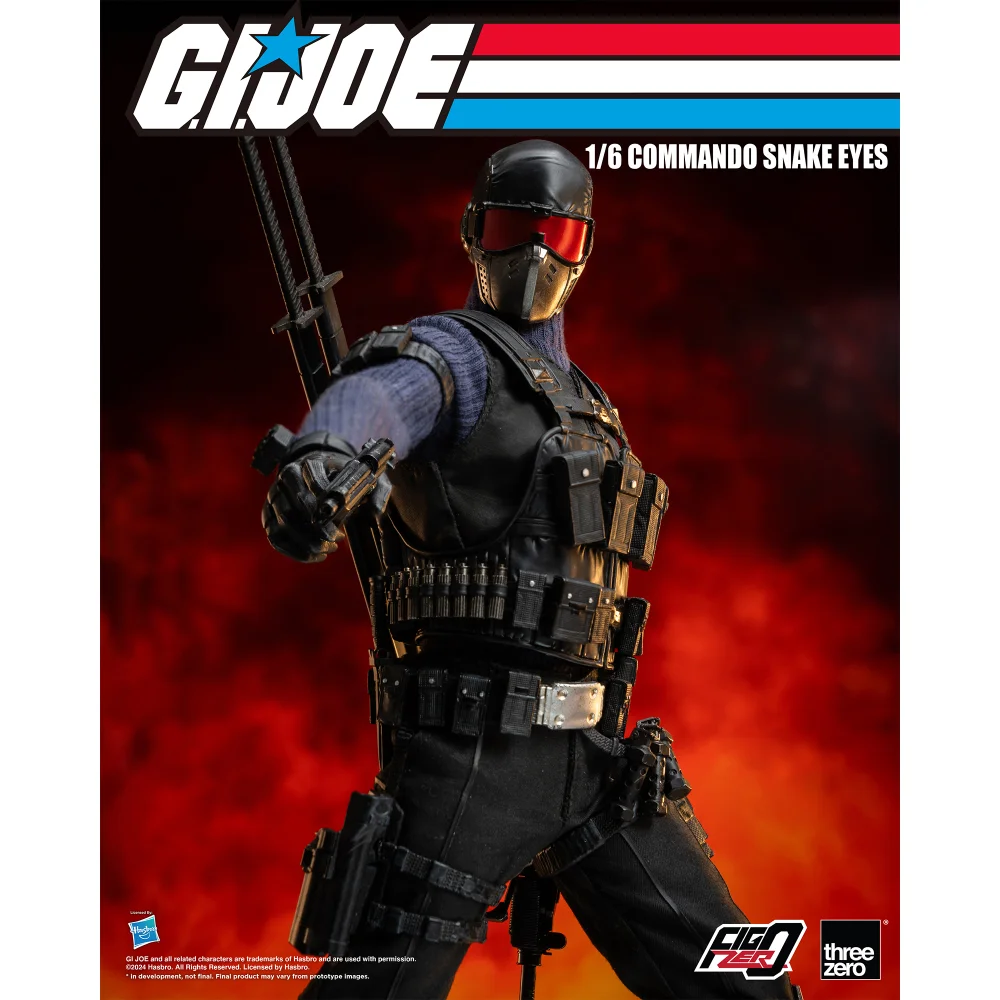 Threezero 1:6 Scale G.I Joe Commando Snake Eyes Collectible Figure (30cm) Bild 1