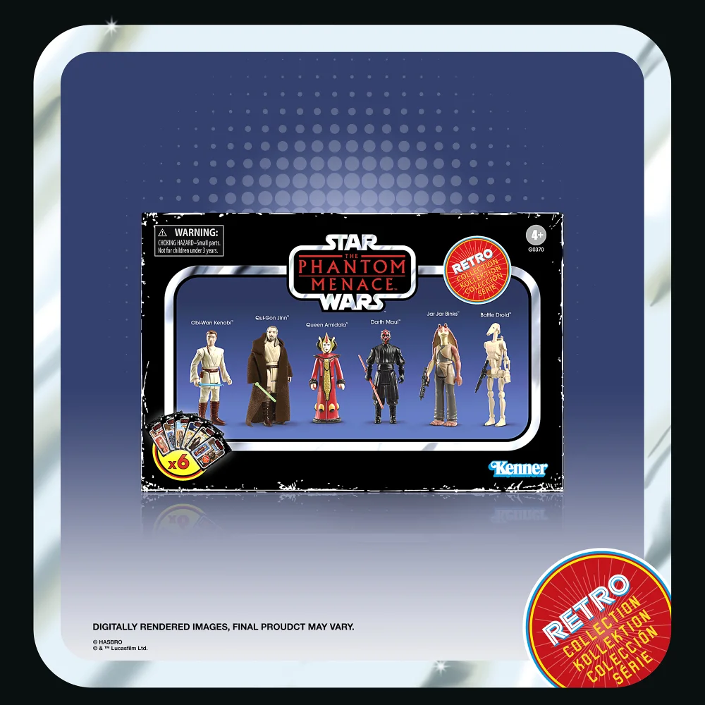 HasbroStar Wars: The Phantom Menace Retro Figures 6 Pack Bild 1