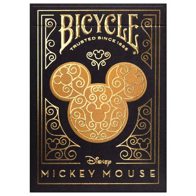 Bicycle® Mickey Black/Gold Playing Cards