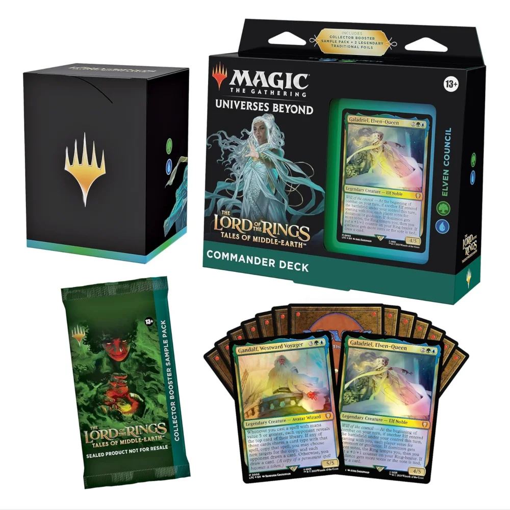 Magic: The Gathering The Lord Of The Rings: Tales Of Middle-Earth Elven Council Commander Deck Bild 1