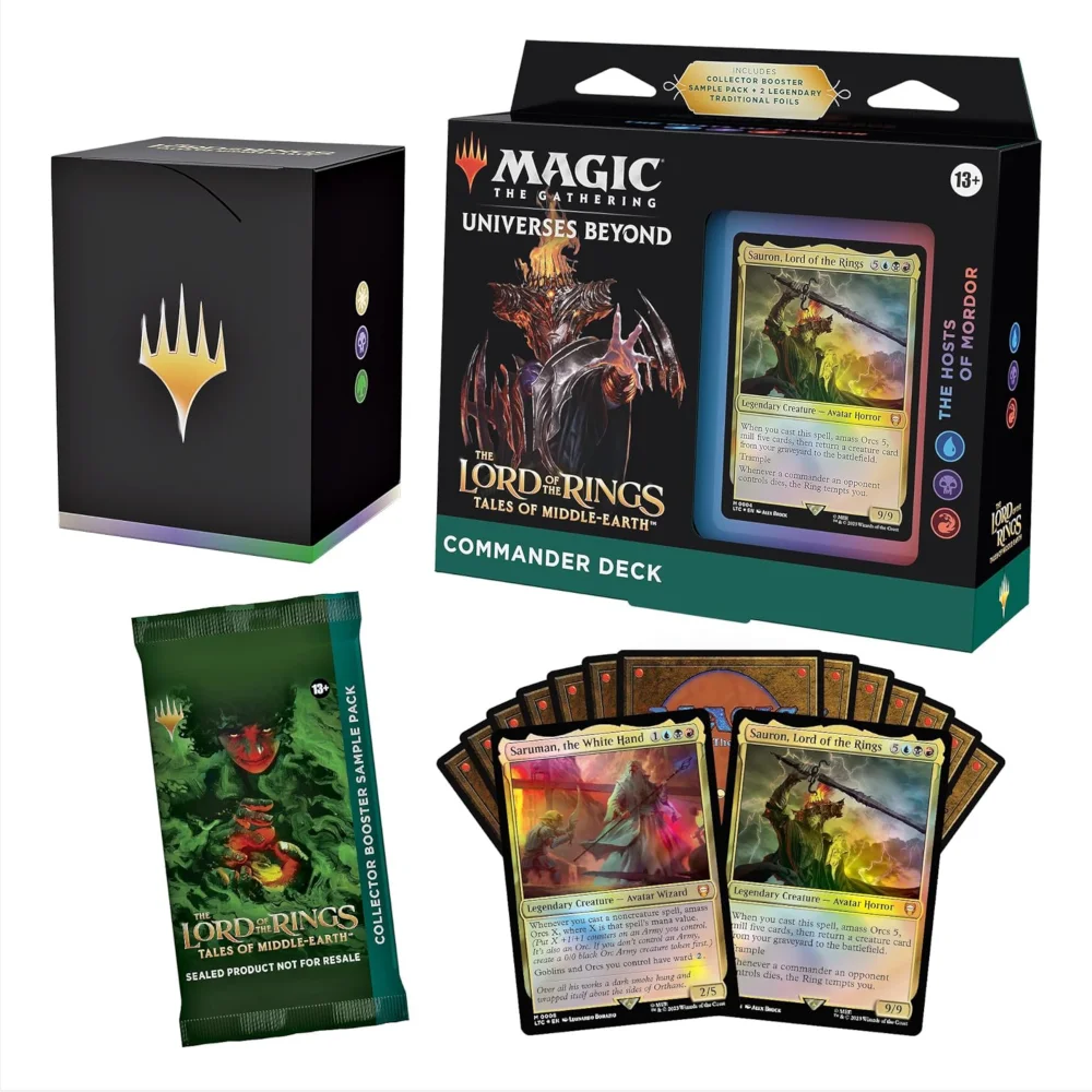 Magic: The Gathering The Lord Of The Rings: Tales Of Middle-Earth The Hosts Of Mordor Commander Deck Bild 1