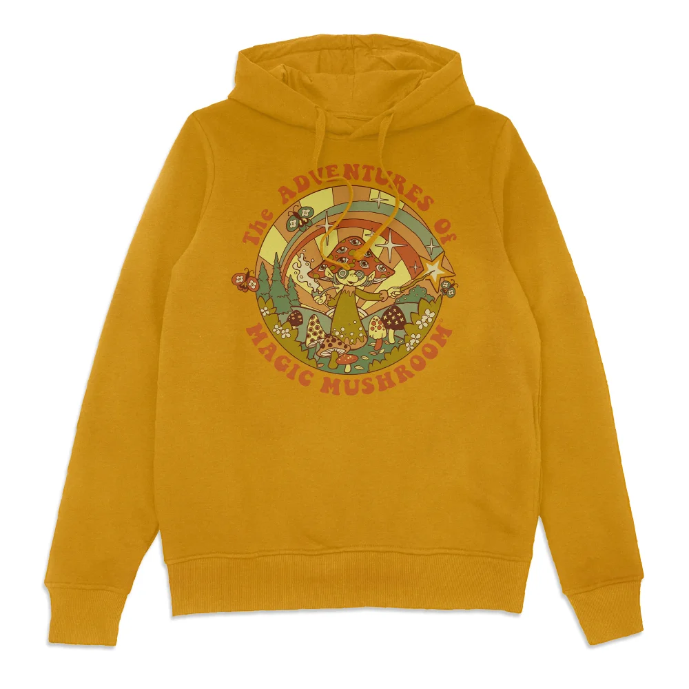 Steven Rhodes The Adventures Of Magic Mushroom Hoodie - Mustard - L Bild 1