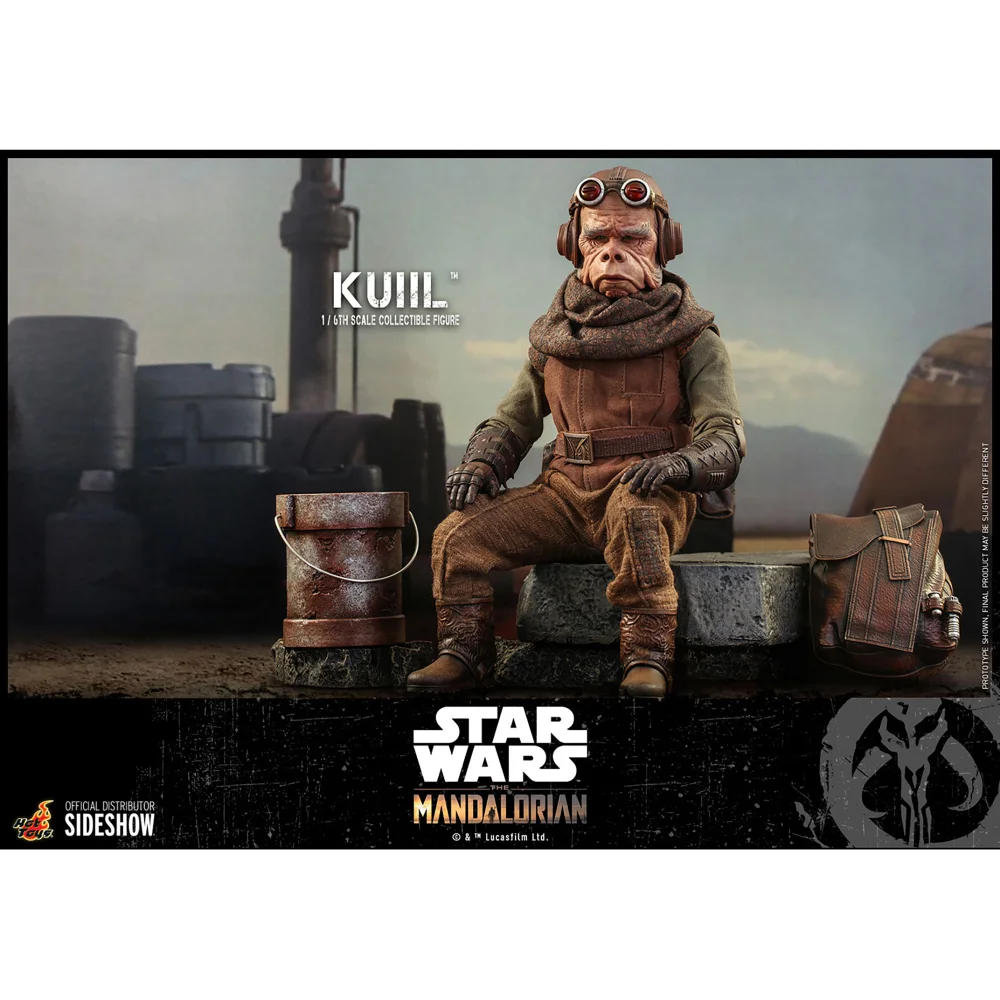 Hot Toys Star Wars The Mandalorian 1:6 Scale Kuiil Statue (24.5cm) Bild 1