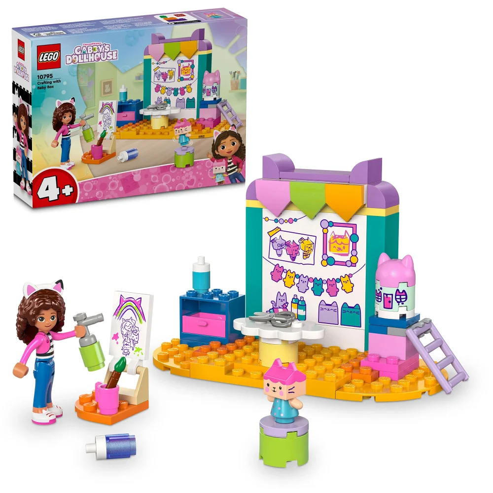 LEGO Gabby’s Dollhouse Crafting with Baby Box Toy Set 10795 Bild 1