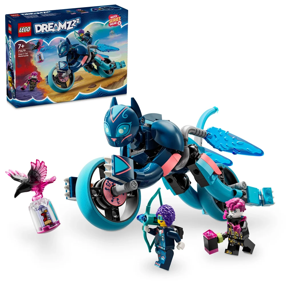 LEGO DREAMZzz Zoey’s Cat Motorcycle Bike Building Toy 71479 Bild 1