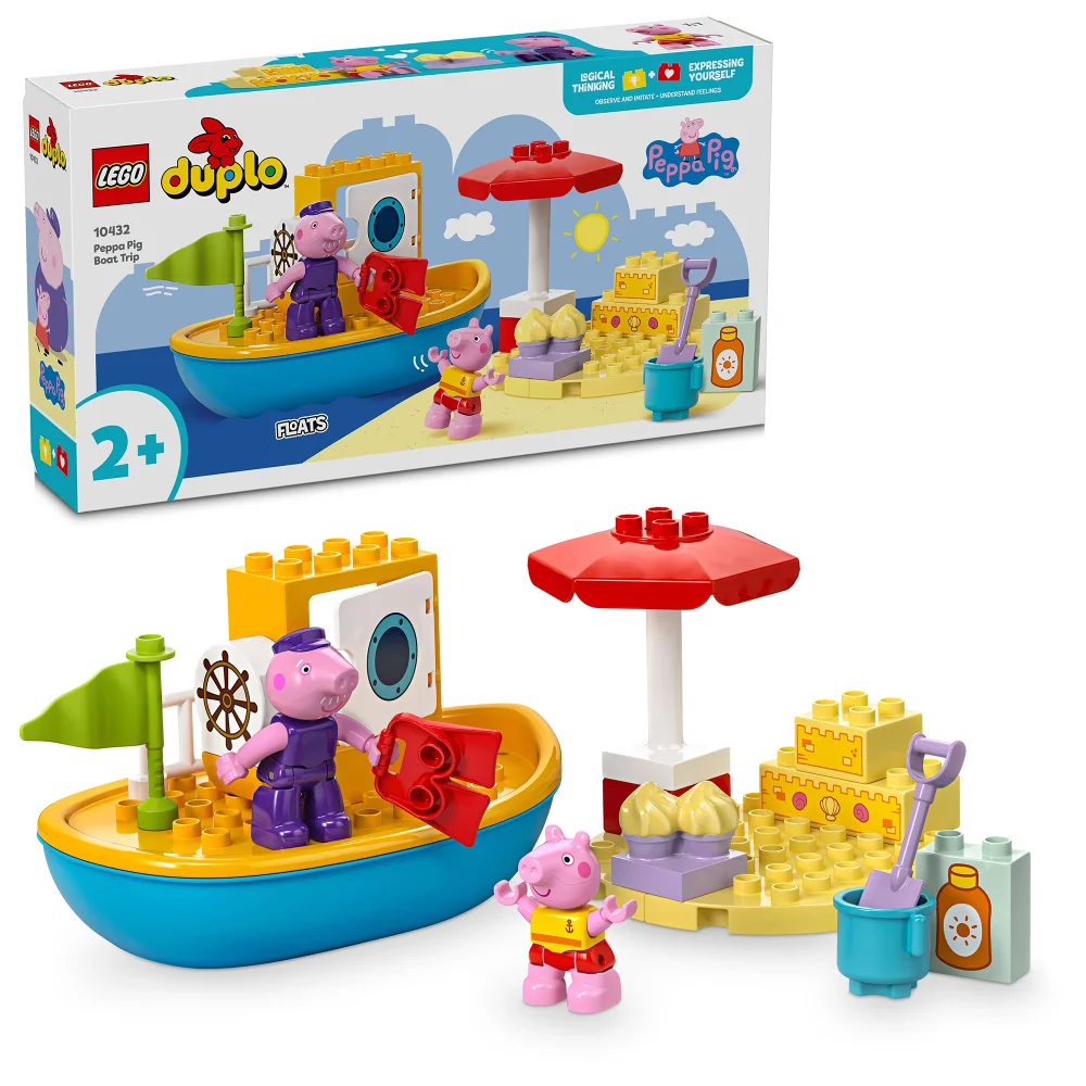 LEGO DUPLO Peppa Pig Boat Trip Toy for Toddlers 10432 Bild 1