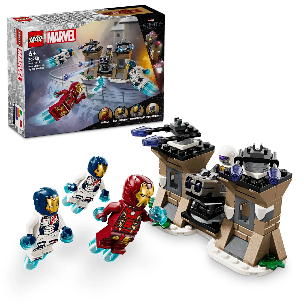 LEGO Marvel Iron Man & Iron Legion vs. Hydra Soldier 76288 Bild 1