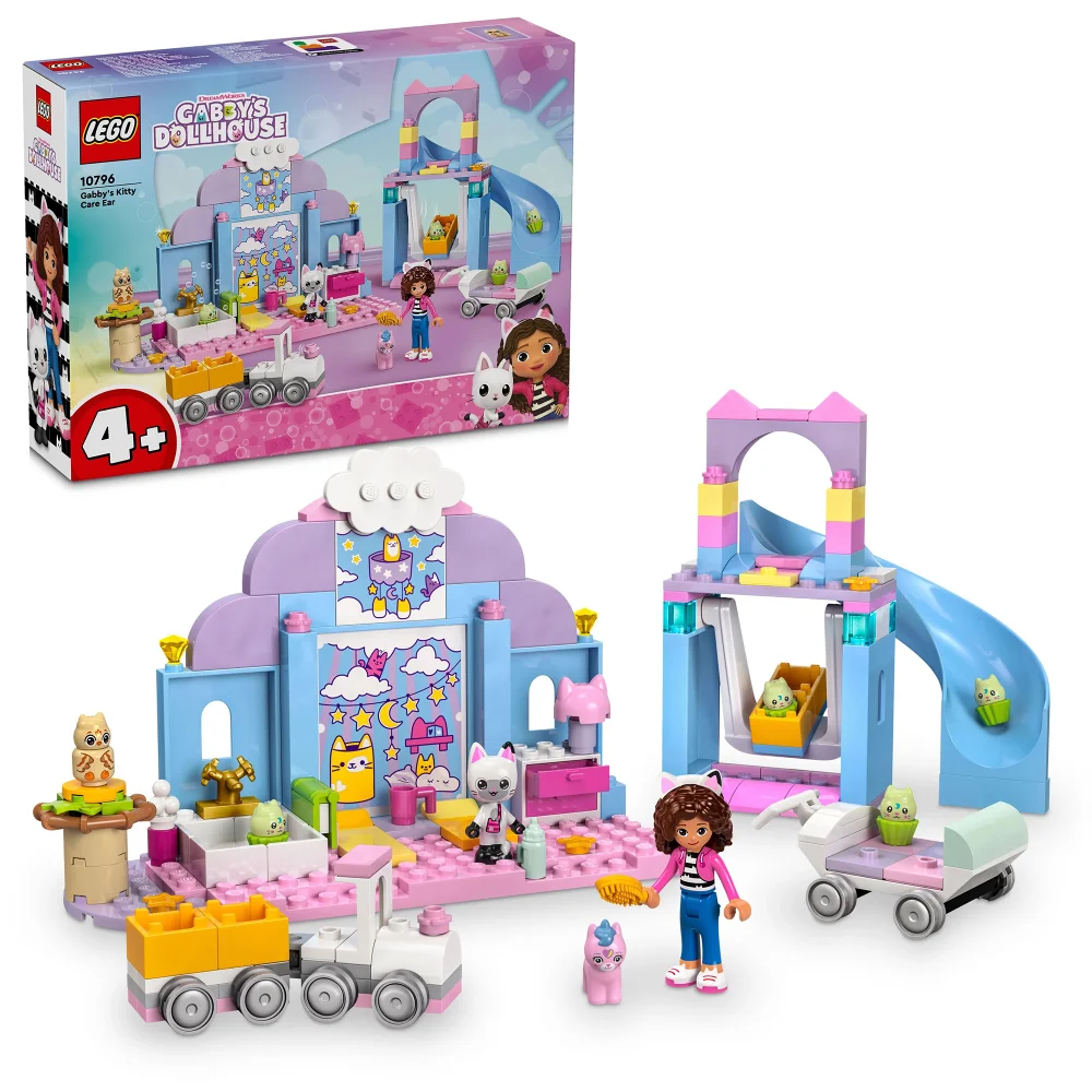 LEGO Gabby’s Dollhouse Gabby’s Kitty Care Ear Toy Set 10796 Bild 1