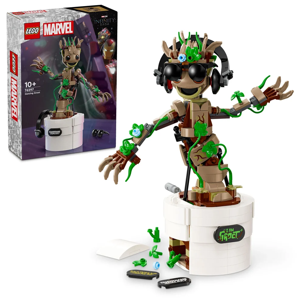 LEGO Marvel Dancing Groot Guardians of the Galaxy Set 76297 Bild 1