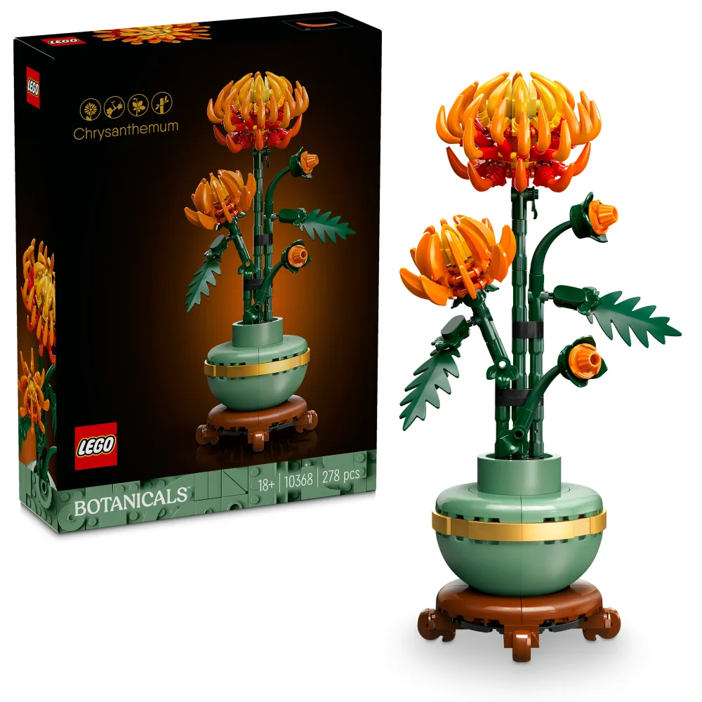 LEGO Botanicals Chrysanthemum Flower Set for Adults 10368 Bild 1