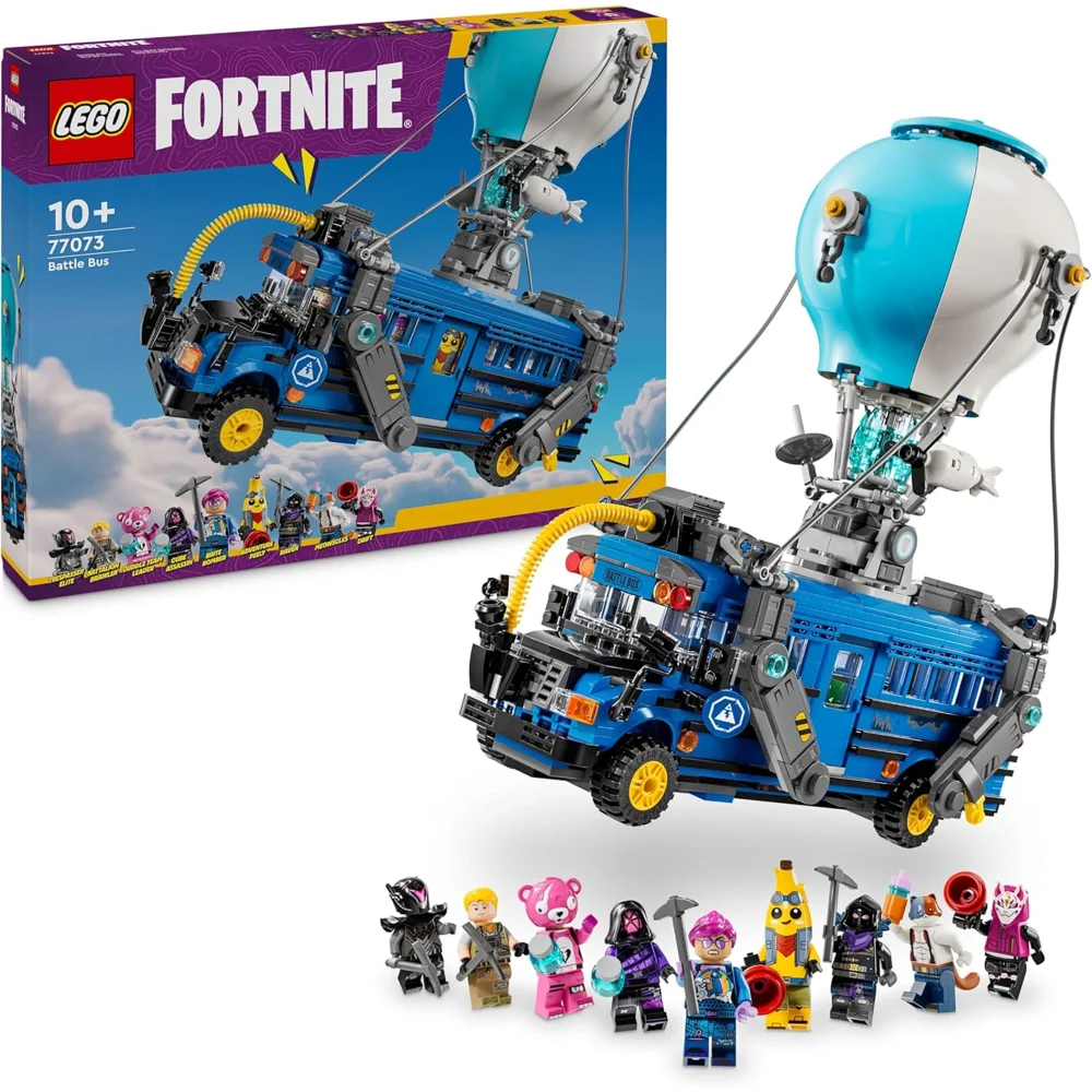 LEGO Fortnite Battle Bus Toy Set with 9 Characters 77073 Bild 1