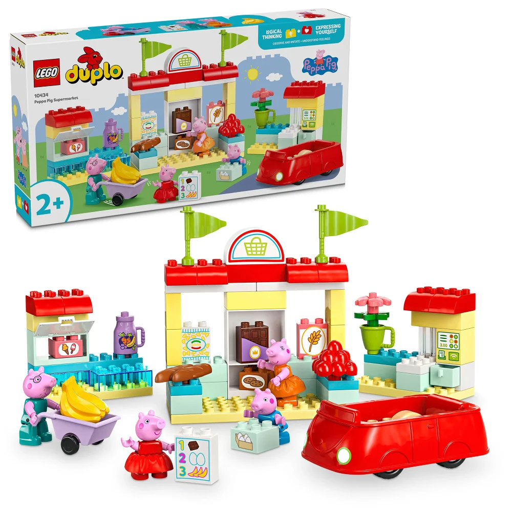 LEGO DUPLO Peppa Pig Supermarket Toy with Figures 10434 Bild 1