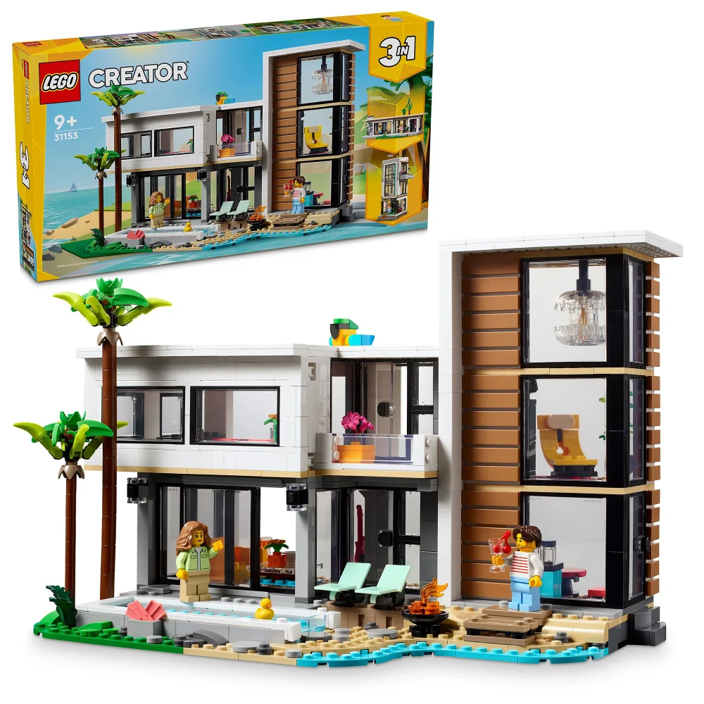 LEGO Creator 3in1 Modern House Building Set for Kids 31153 Bild 1