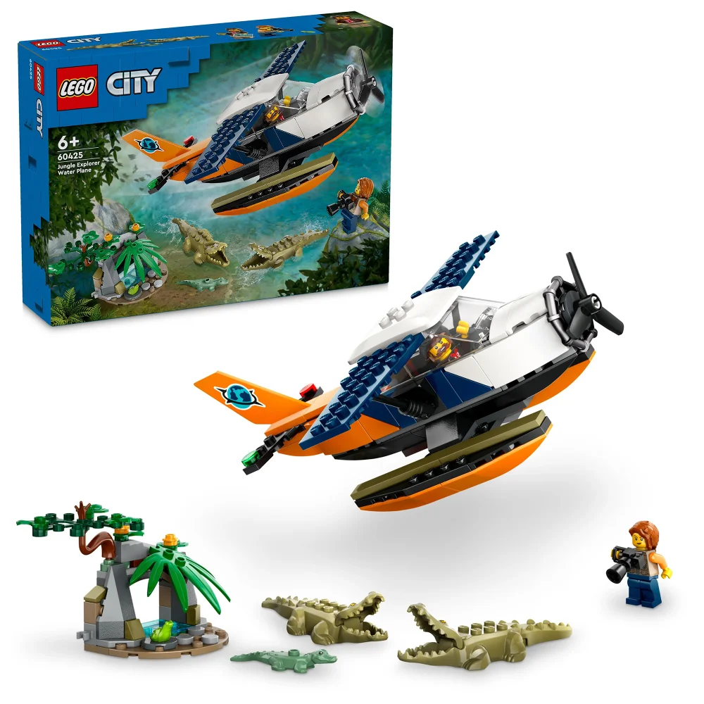 LEGO City Jungle Explorer Water Plane Toy Vehicle Set 60425 Bild 1